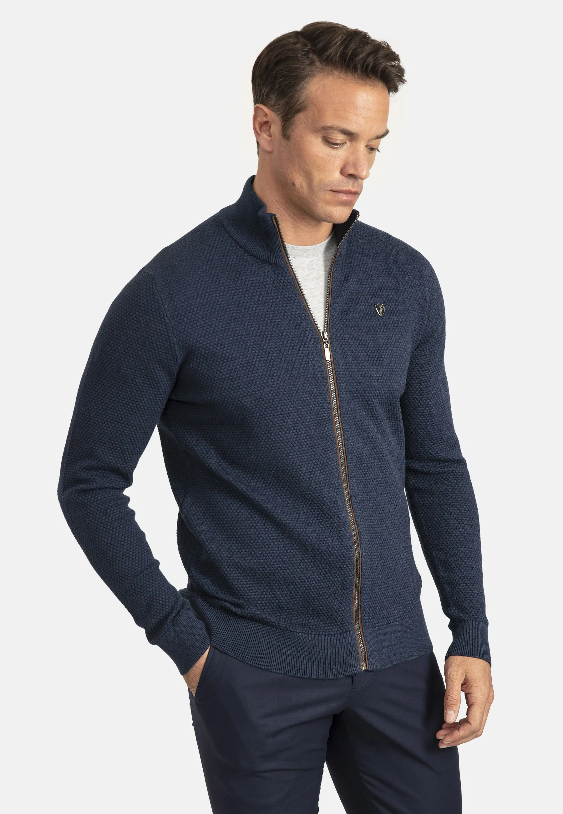 HONEYCOMB ZIPPER  - Cardigan