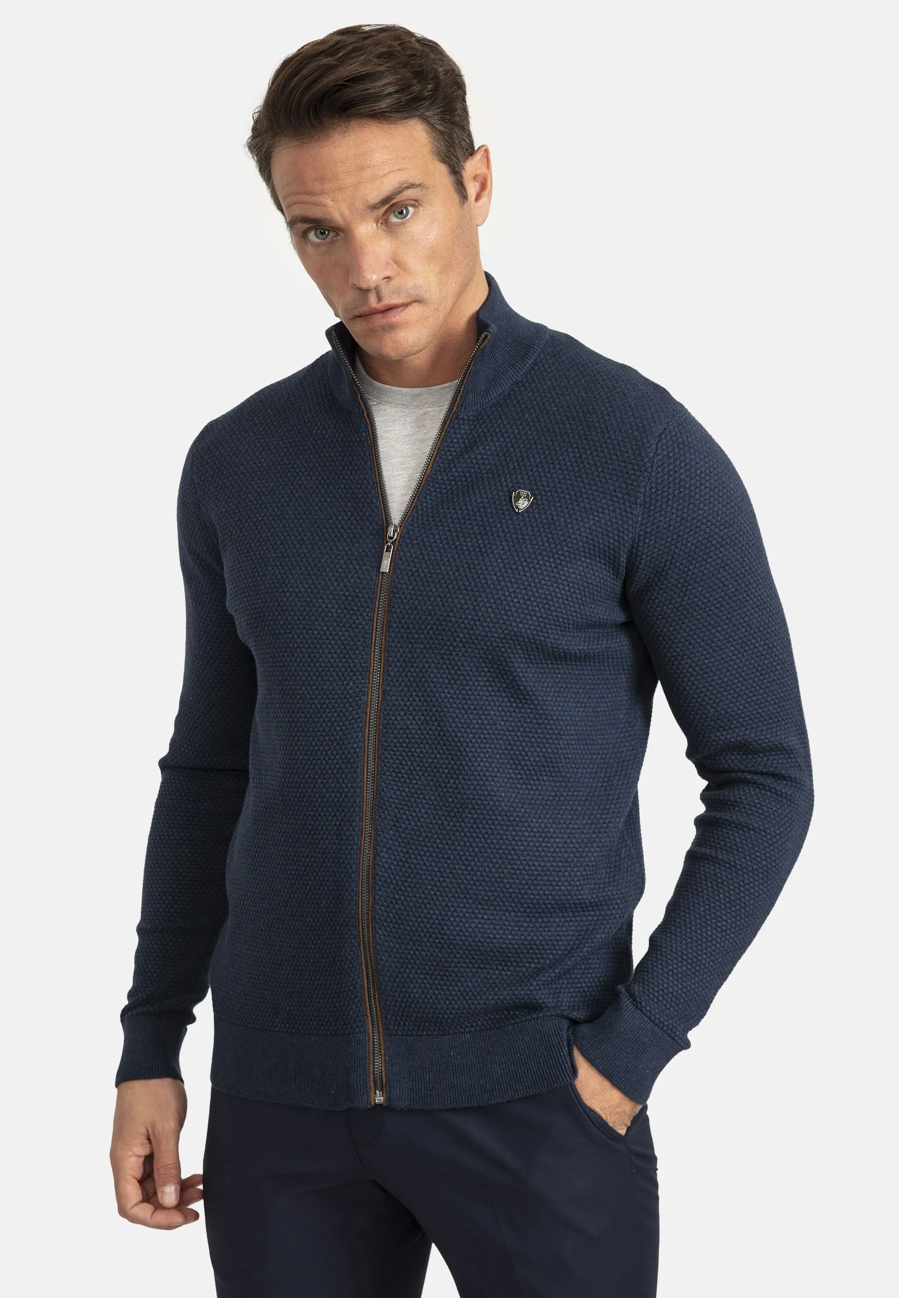 HONEYCOMB ZIPPER  - Cardigan