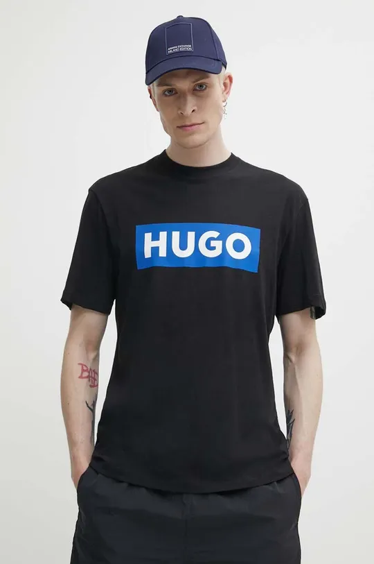 Hugo Blue t-shirt in cotone