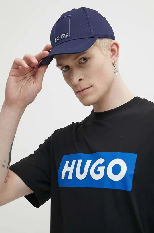 Hugo Blue t-shirt in cotone