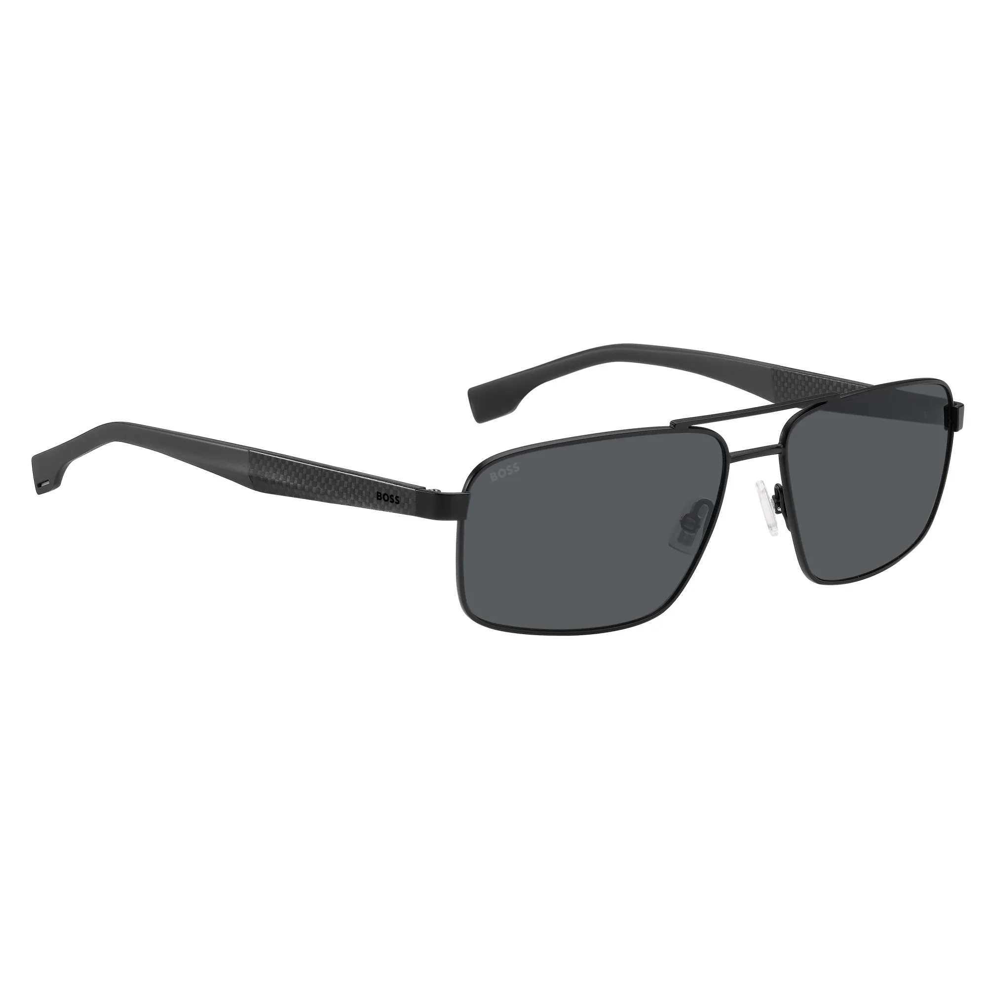   Hugo Boss 1580/S - O6W 2K Grigio Nero Opaco | Occhiale Da Sole Uomo 