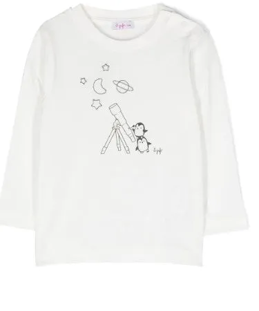 Il Gufo T-shirt ricamata A22TA296M0094
