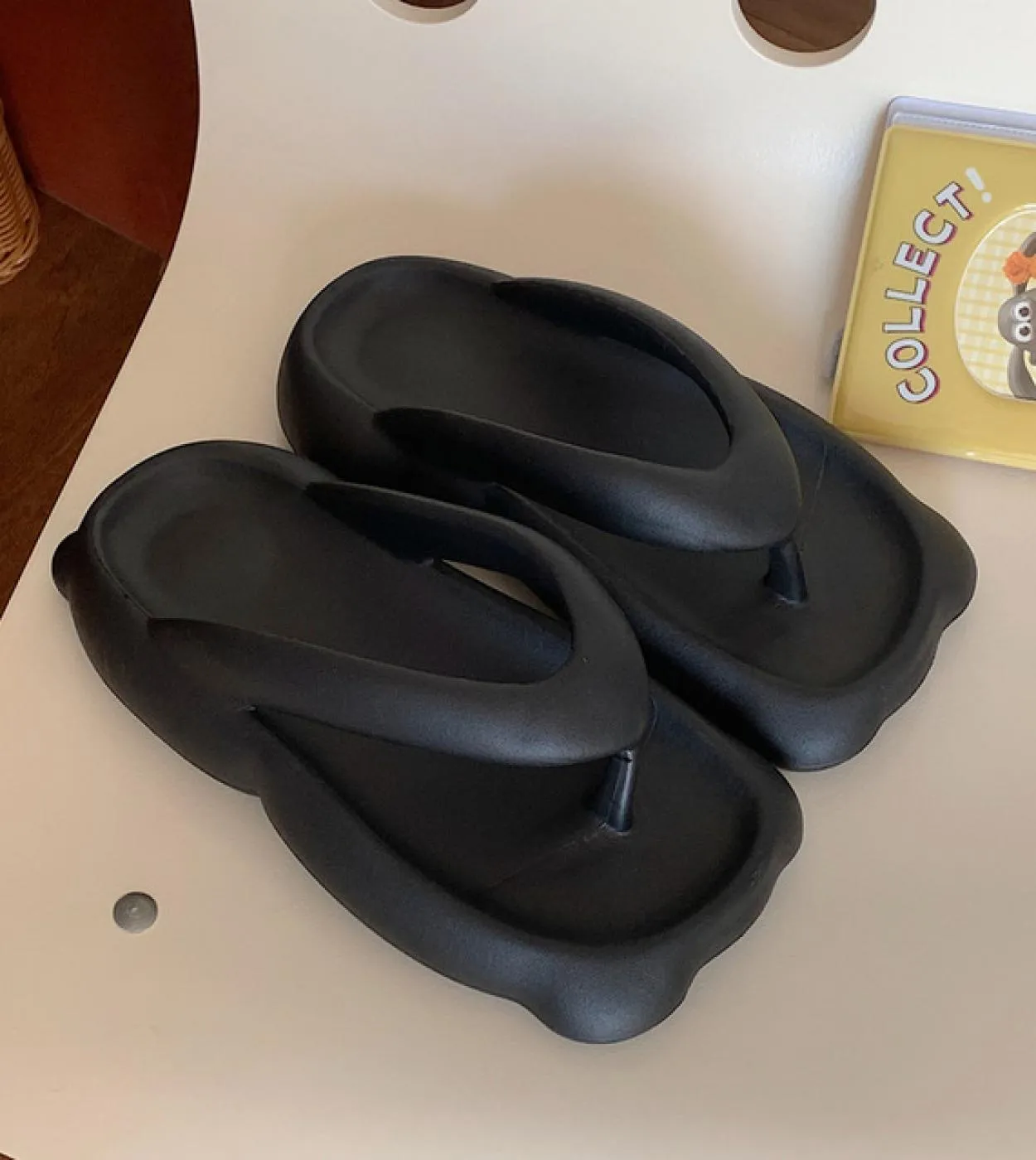 Infradito da spiaggia da donna Scarpe con plateau estive da donna Morbida suola spessa in Eva Lady Fashion Slides Pantofole da s