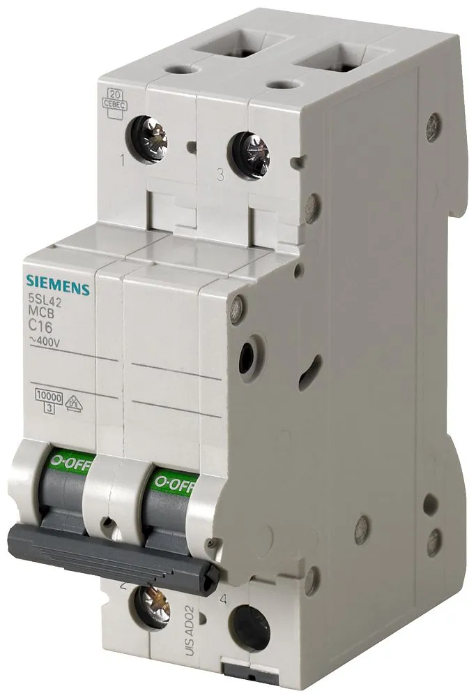 Interruttore magnetotermico Siemens, 2P 40A, Tipo B