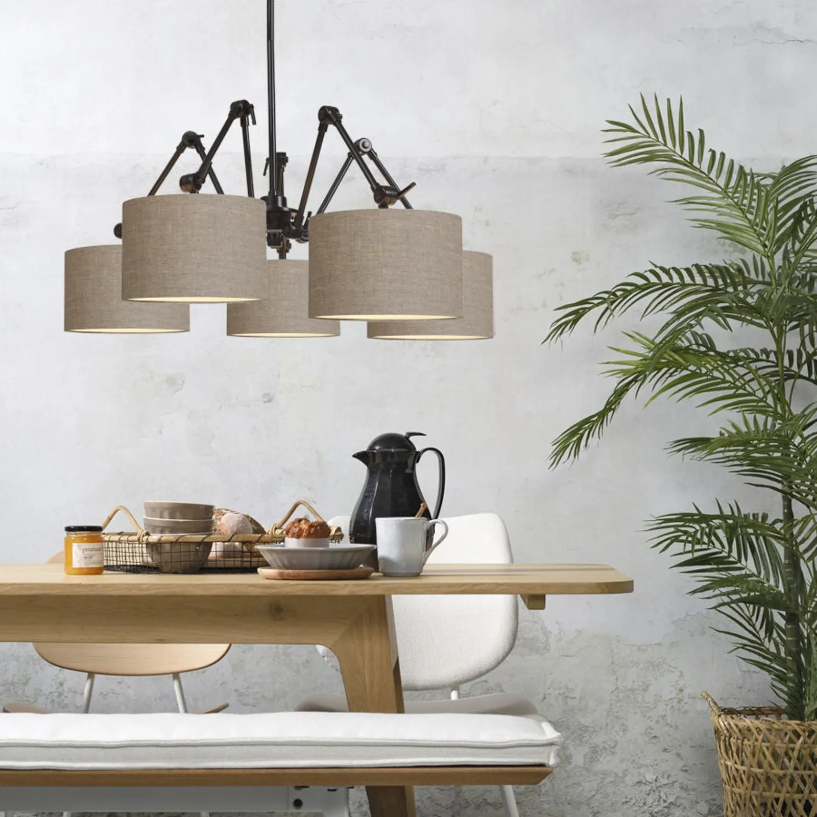 IT'S ABOUT ROMI Lampada a sospensione Amsterdam H5, naturale