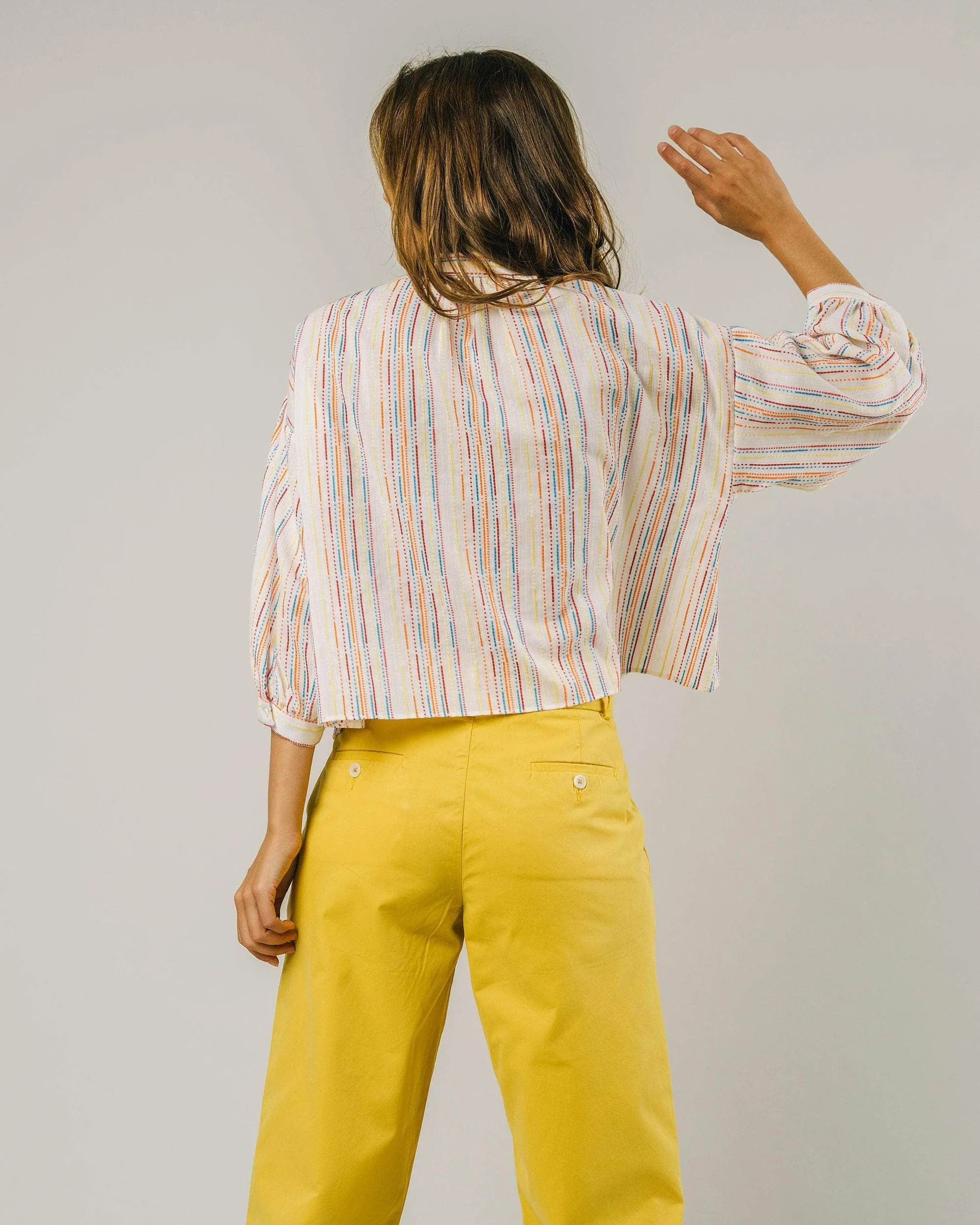 IVORY BOHO BLOUSE - CITRIC