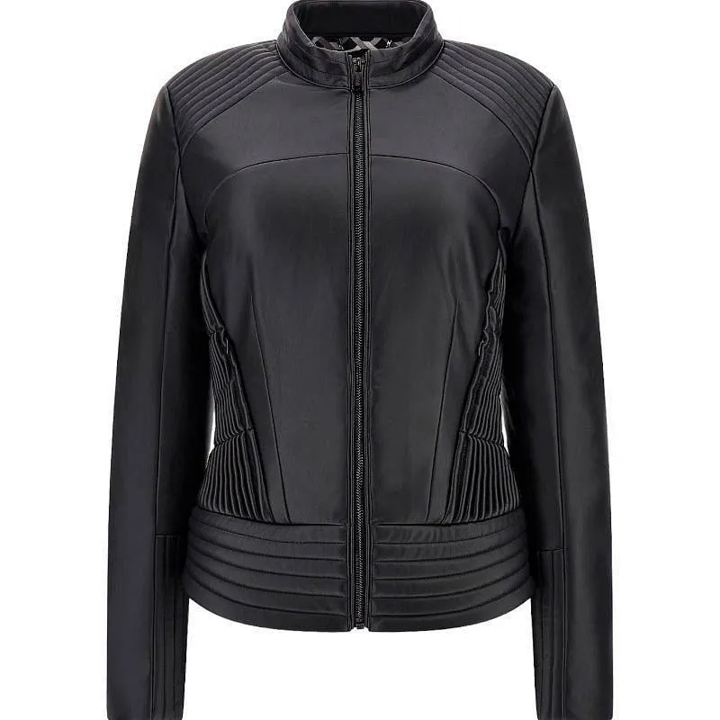 Jacket Lea Corset PU - Giacca in Similpelle