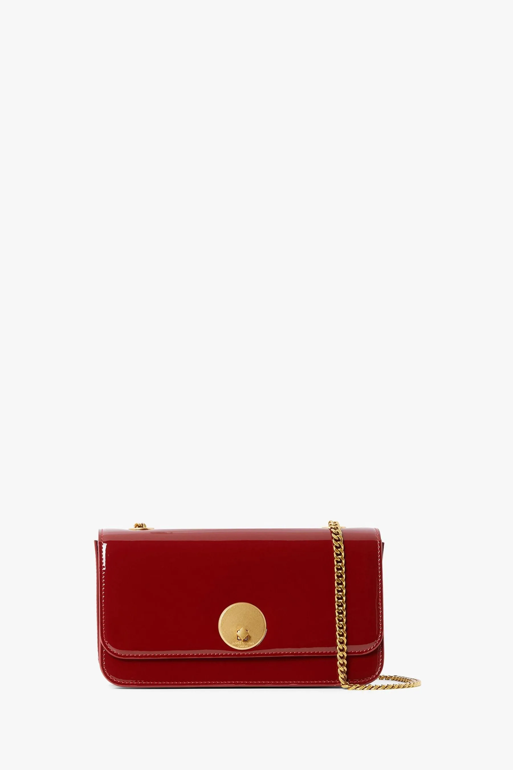 Jasper - Conran London - Borsa con cinturini a catena in vernice
