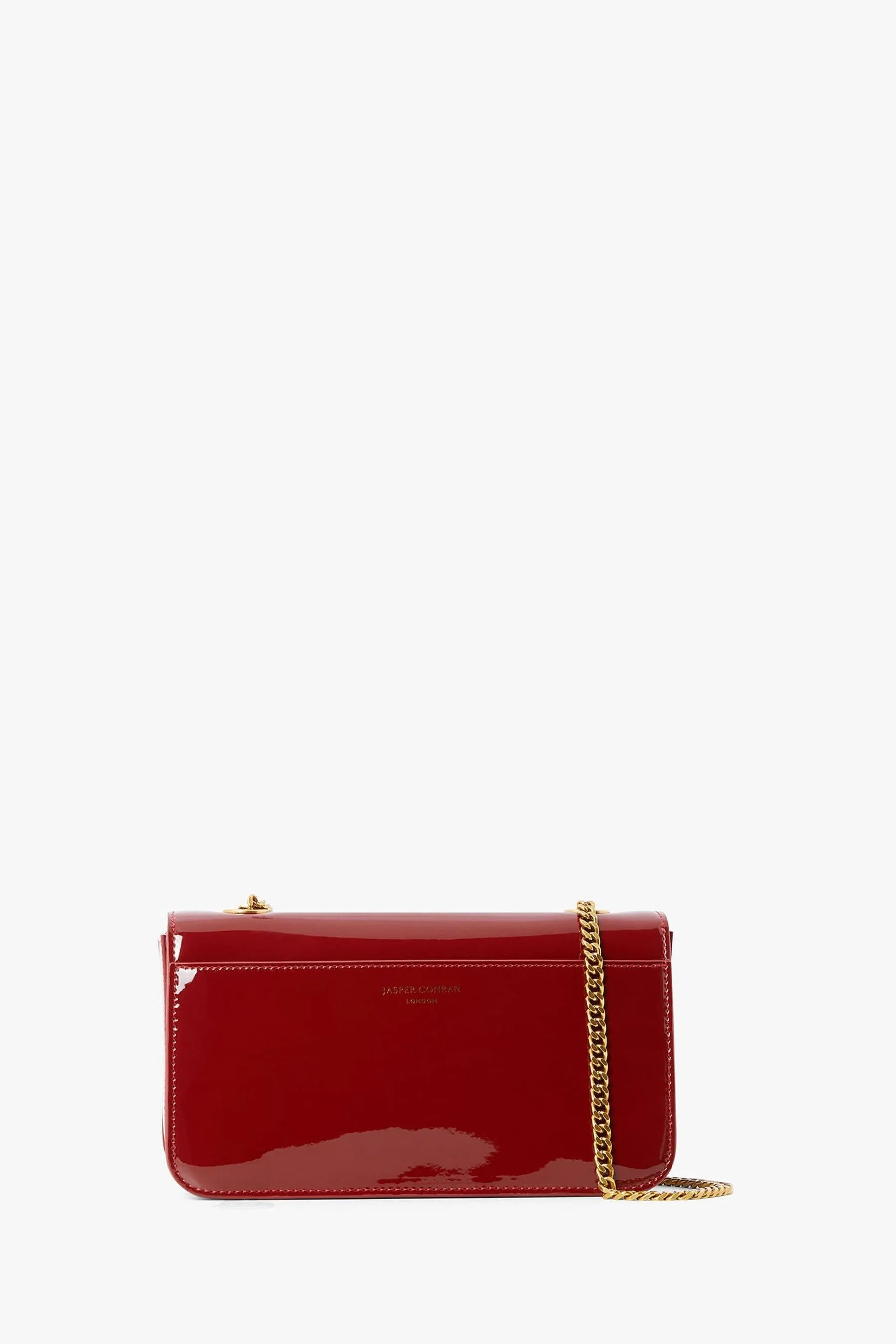 Jasper - Conran London - Borsa con cinturini a catena in vernice
