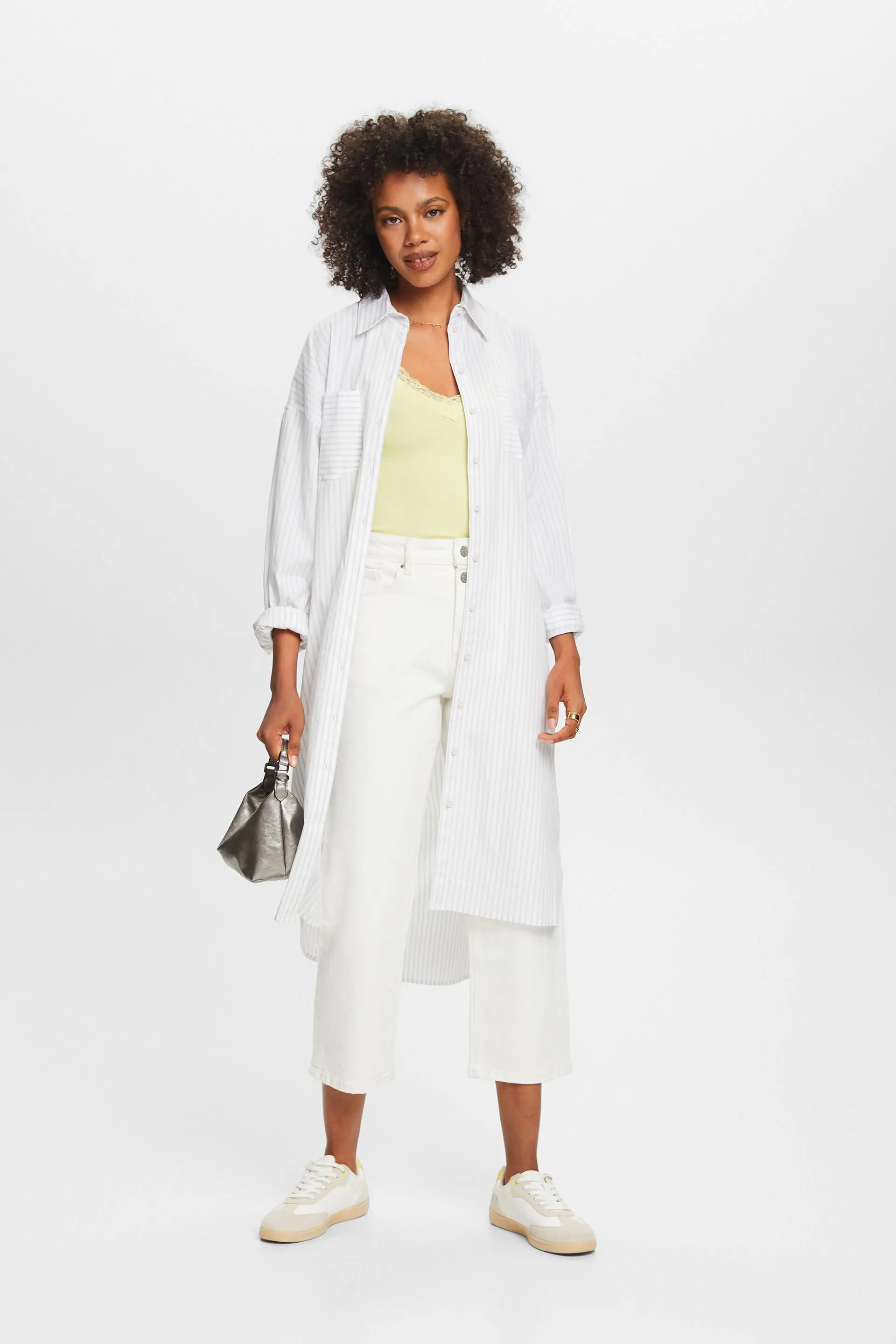 Jeans in cotone con gamba dritta