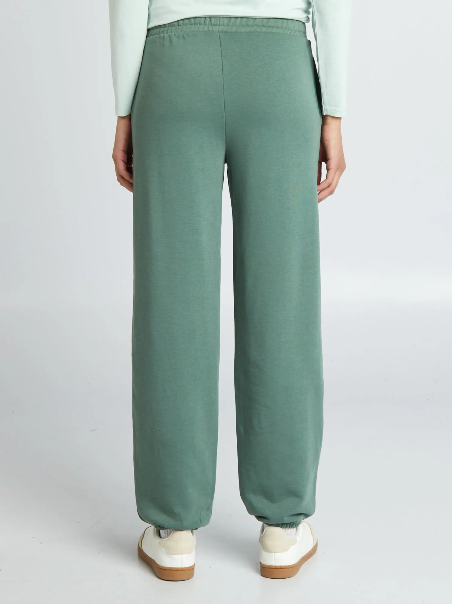 Joggers larghi tinta unita - VERDE
