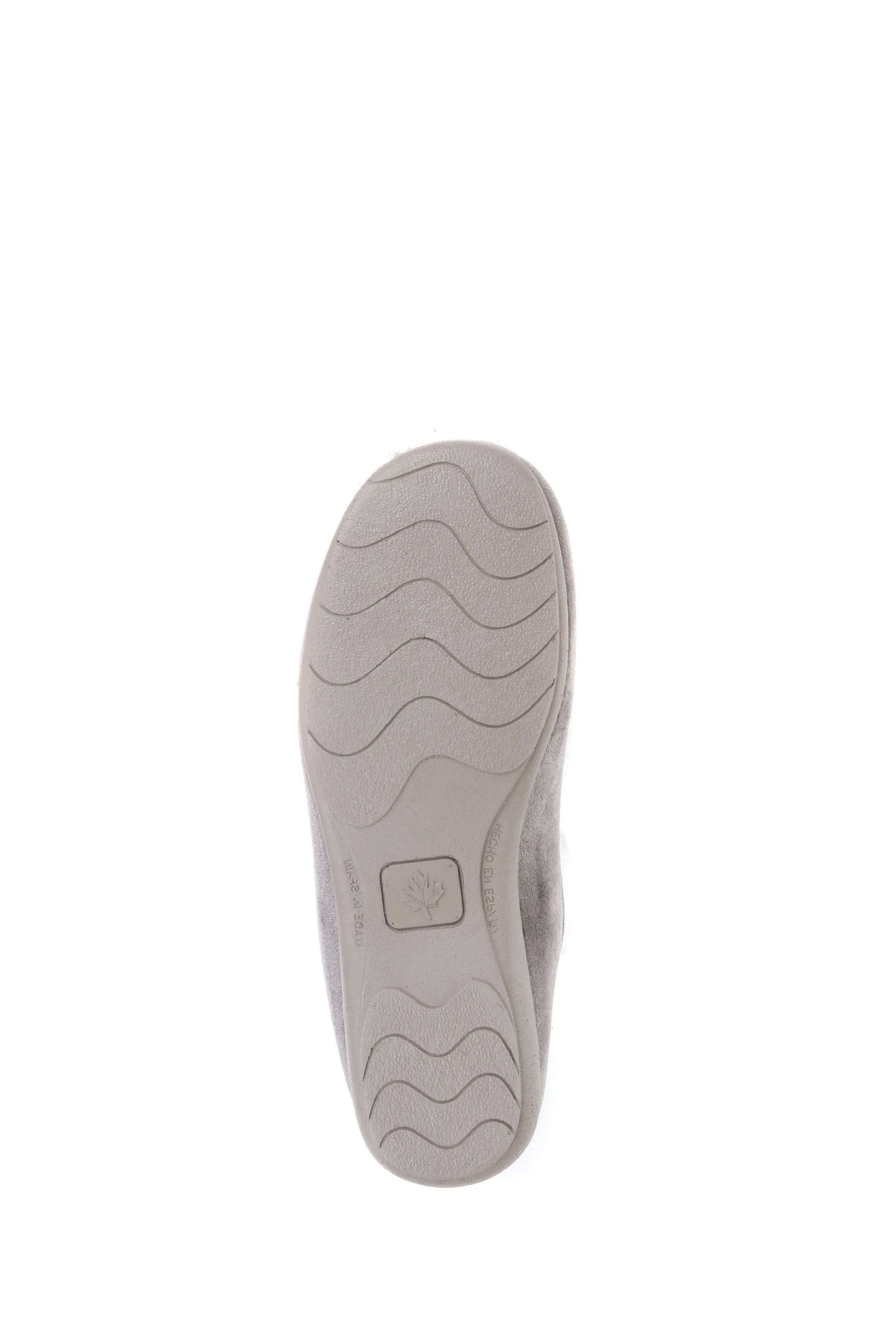 Jones Bootmaker - Grigio con stampa Erika - Pantofole con pompon