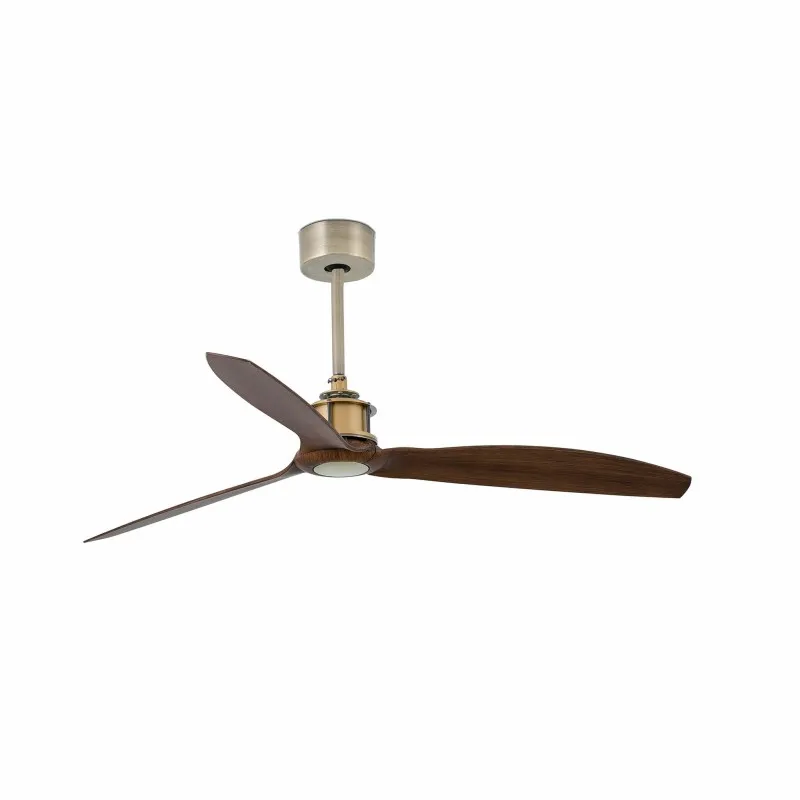 JUST FAN M Ventilatore da soffitto oro vecchio/legno con motore DC SMART
