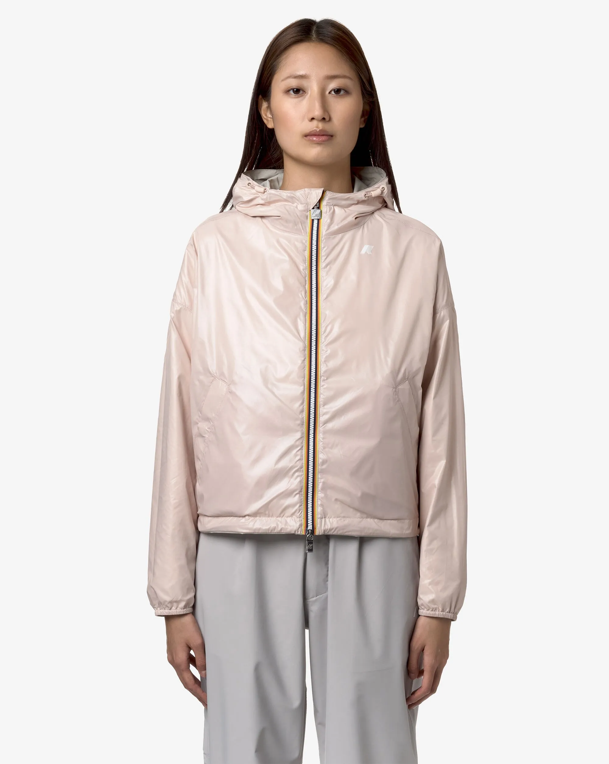 K-way Giacca Laurette Plus.2 Reversibile Marrone Donna