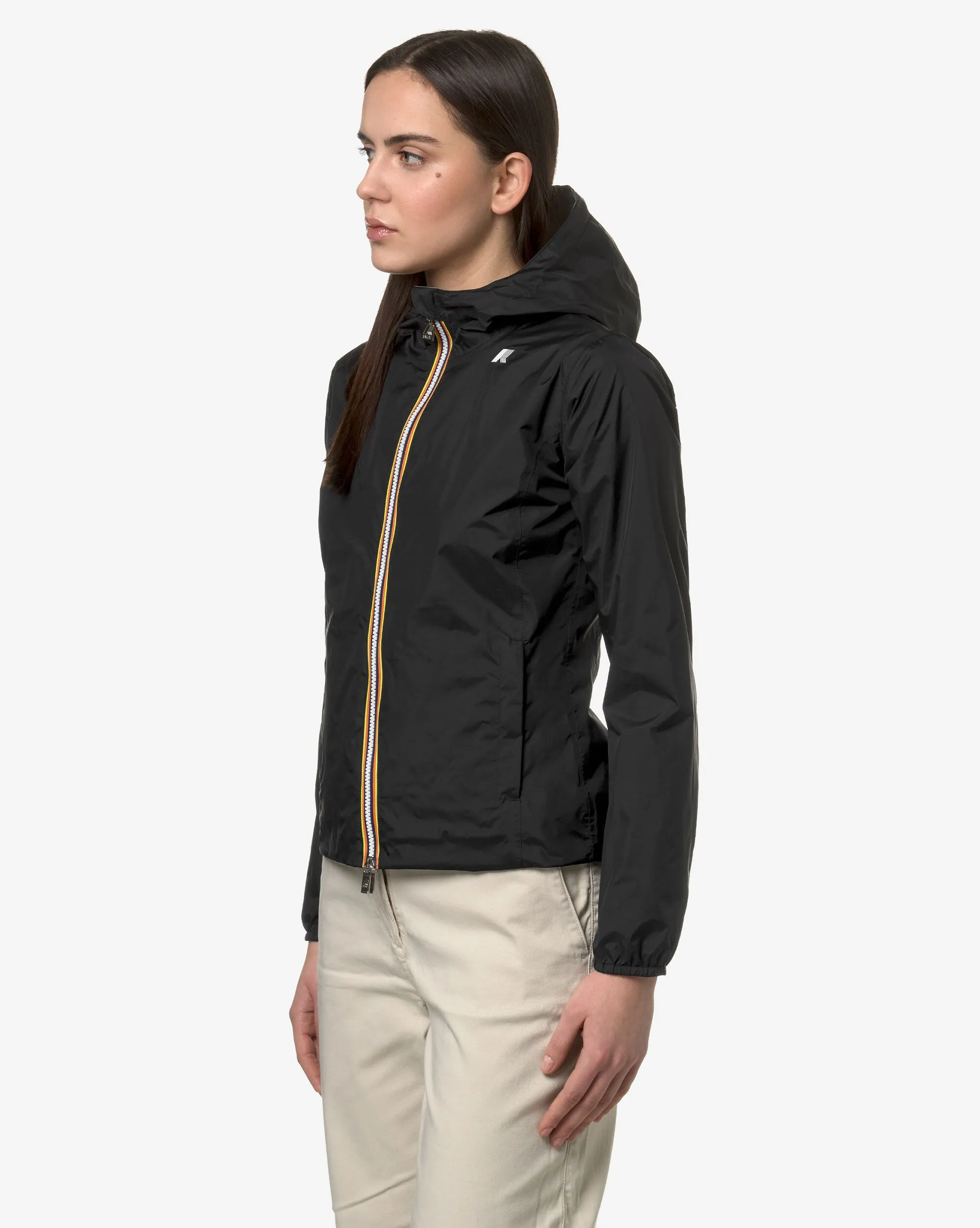 K-way Giacca Lily Plus.2 Reversibile Nero Donna