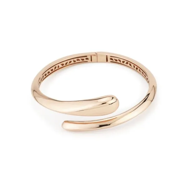 KBR029RS Bracciale contrarié color oro rosa a goccia    