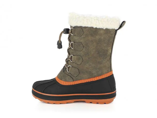 KIMBERFEEL DOPOSCI BAMBINO JUNIOR INVERNO SONIK  STIVALI DA NEVE KAKI