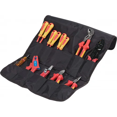 Kit di utensili per Utensile per elettricista SAM, 14 pezzi, isolati VDE/1000V