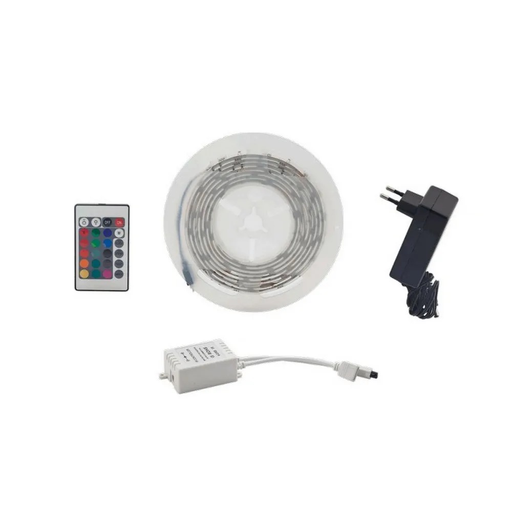 Kit Striscia Led 12V 12W SMD 5050 2 metri IP20 con telecomando RGB Novaline