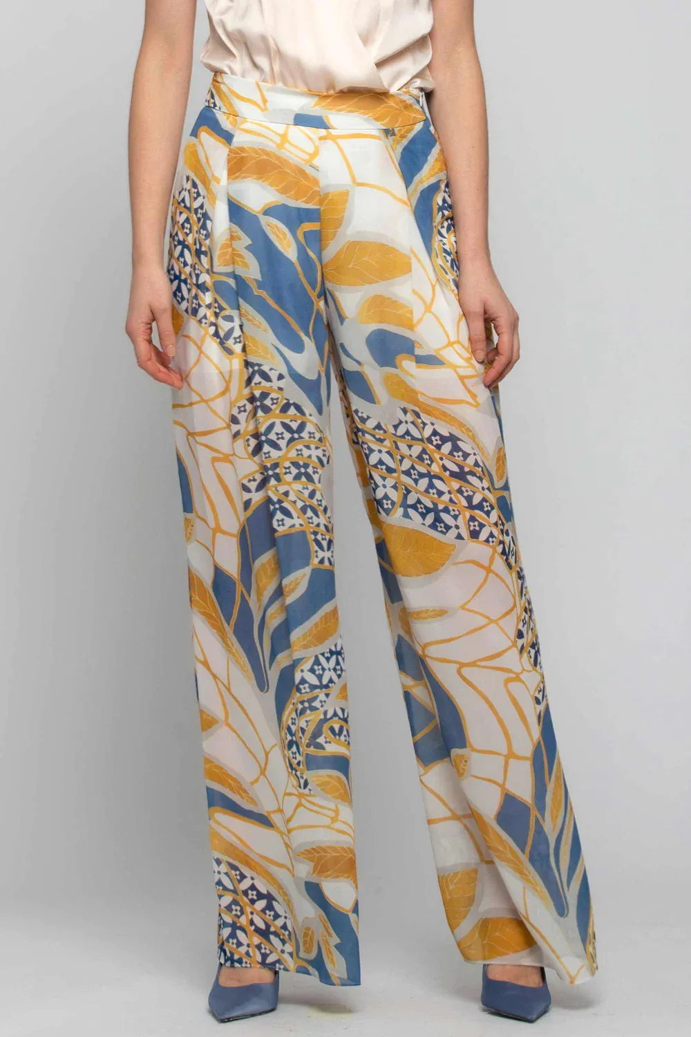 Kocca Patterned Pants / White