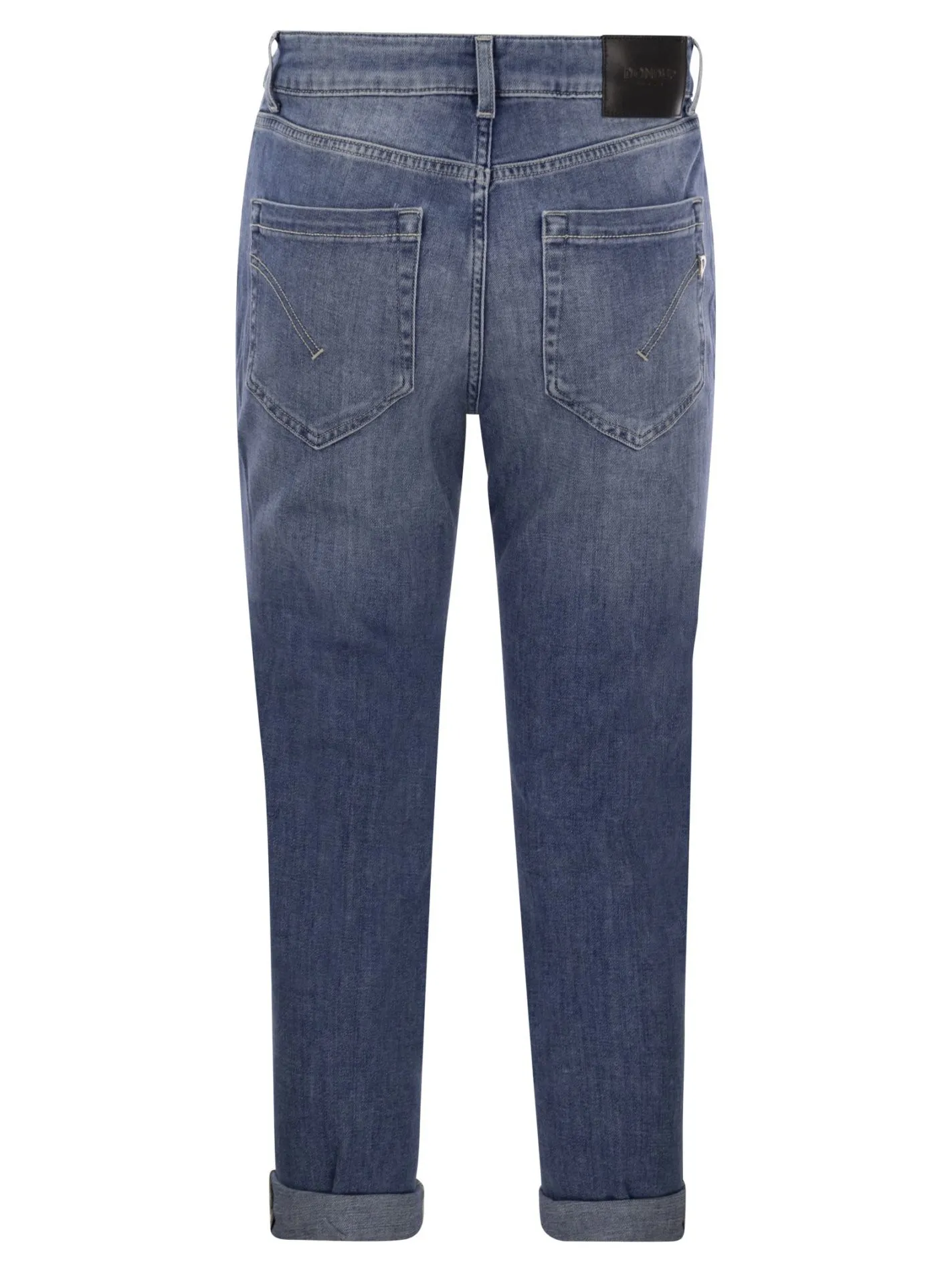 KOONS – Jeans larghi con bottoni gioiello
