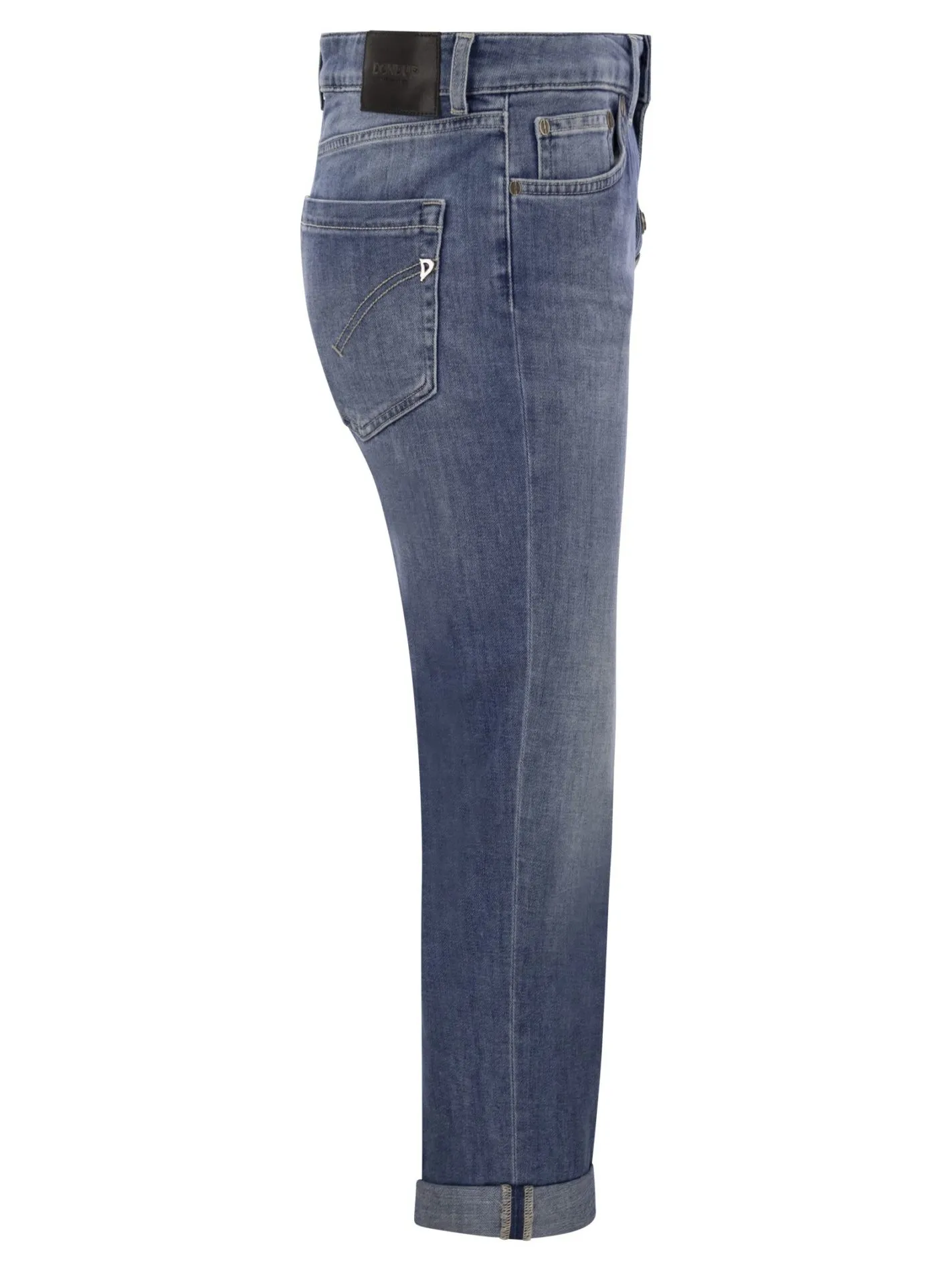 KOONS – Jeans larghi con bottoni gioiello