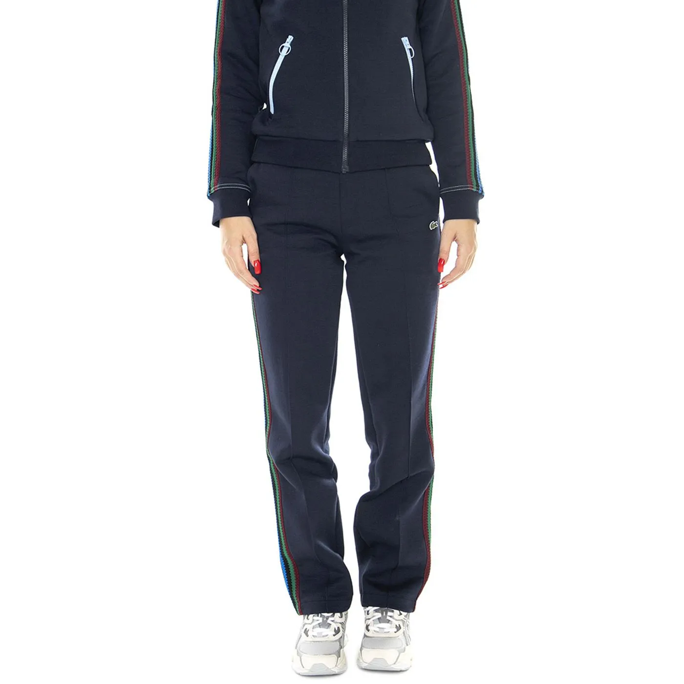 Lacoste Pant.Tuta XF1647-166 Blue Pants - Pantaloni Donna Blu    
