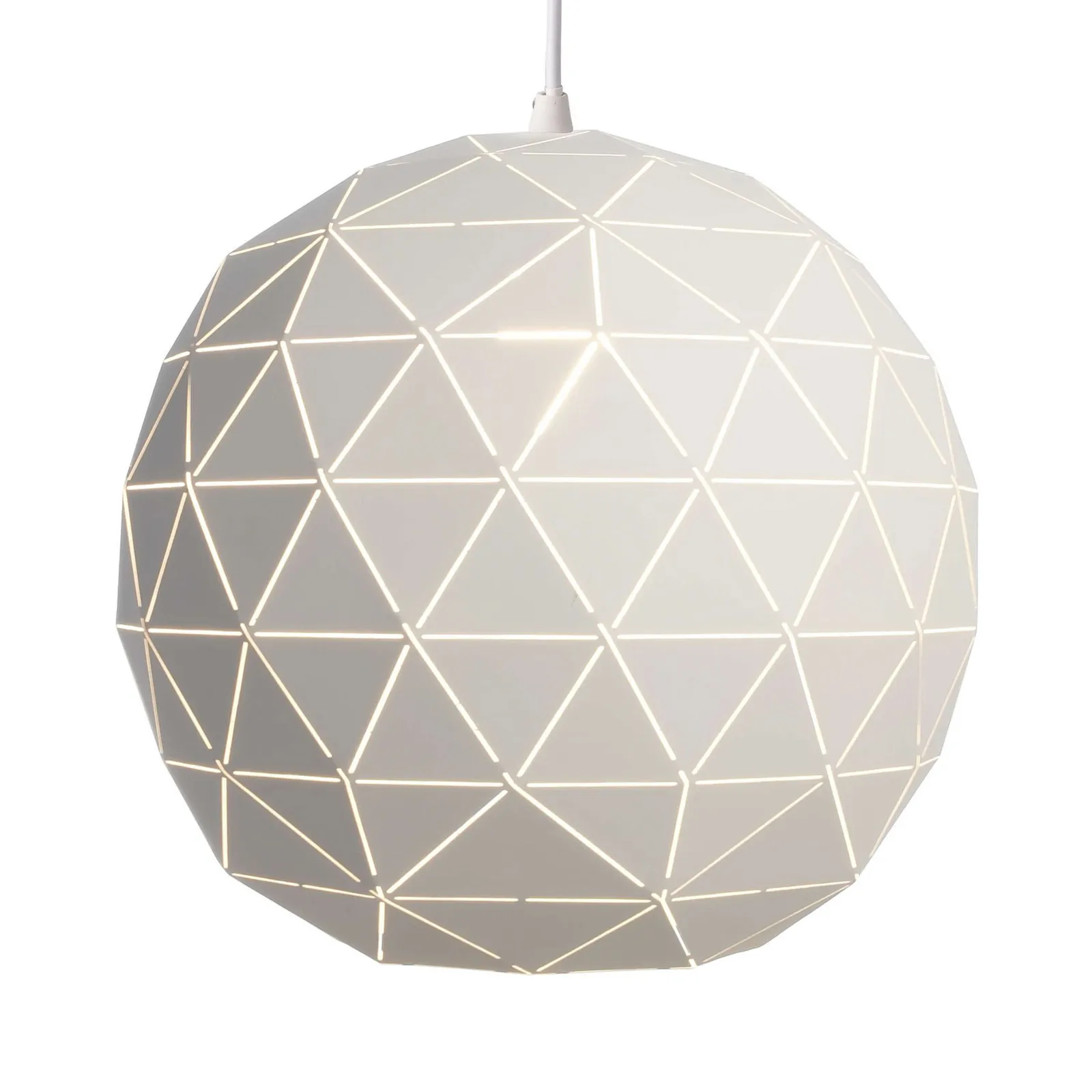 Lampada a sospensione Asterope, Ø 40 cm rotondo, bianco