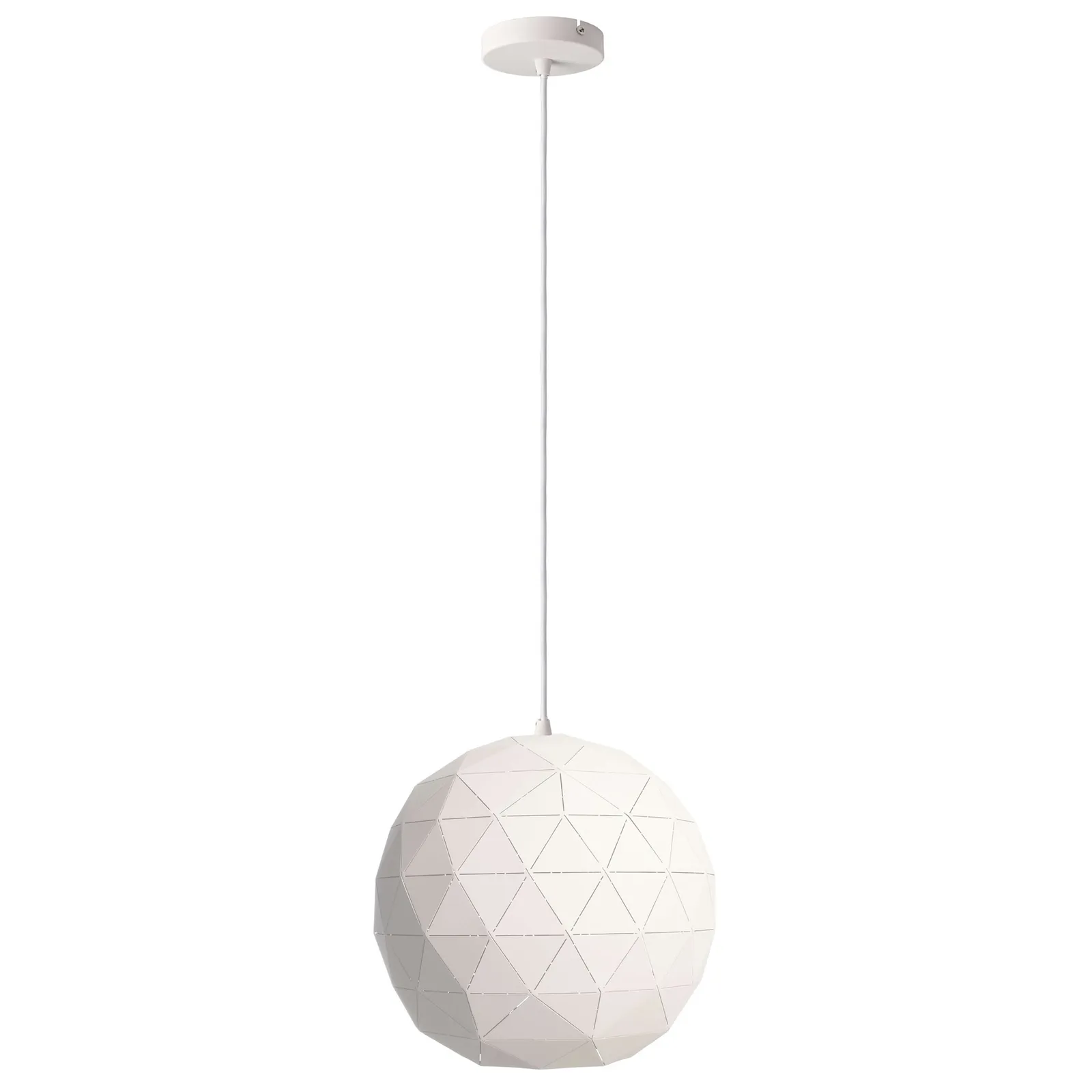 Lampada a sospensione Asterope, Ø 40 cm rotondo, bianco