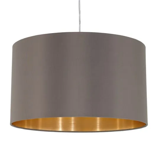 Lampada a sospensione Maserlo, cappuccino, 38 cm