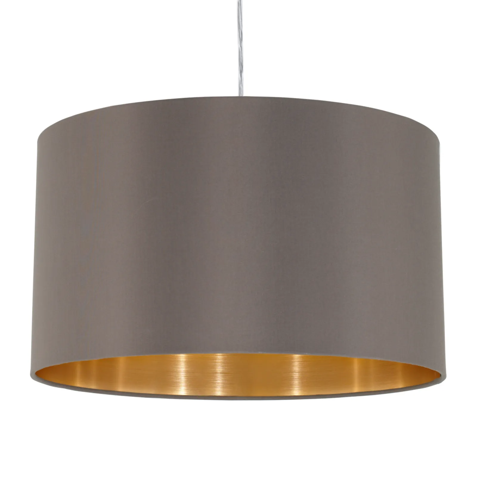 Lampada a sospensione Maserlo, cappuccino, 38 cm