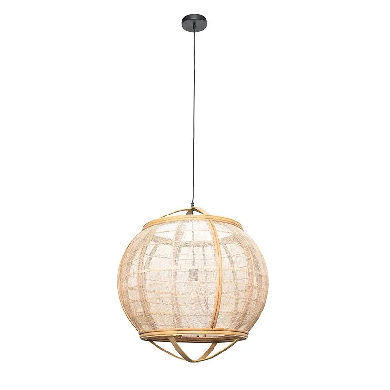 Lampada a sospensione orientale marrone 58 cm - Pascal