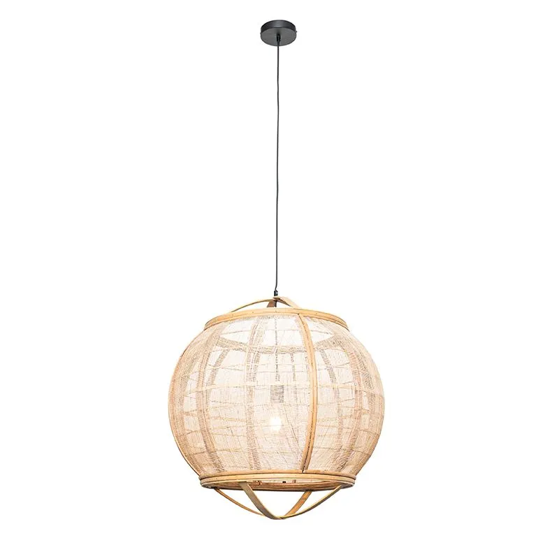 Lampada a sospensione orientale marrone 58 cm - Pascal