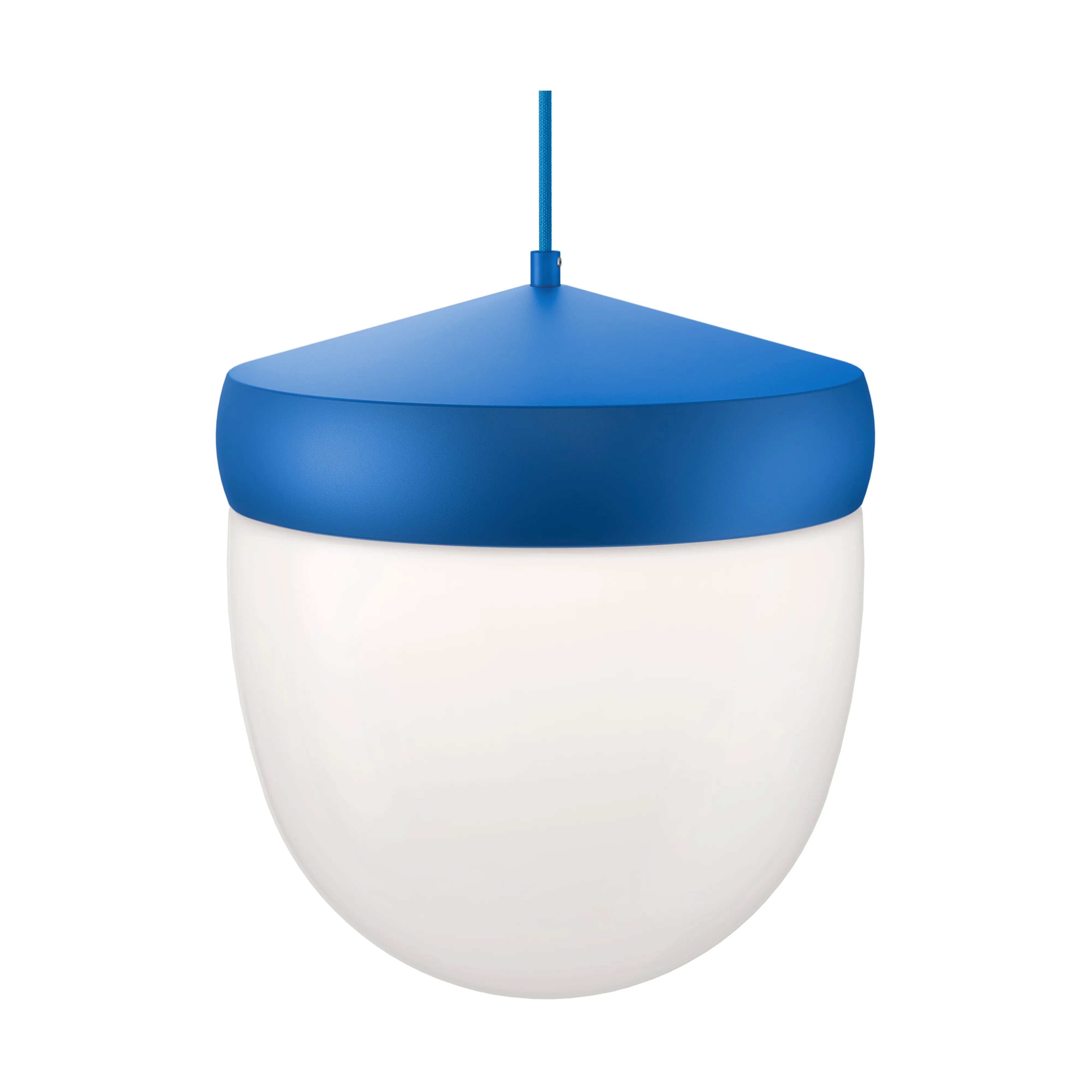 Lampada a sospensione Pan in vetro smerigliato 30 cm.jn{font-size:18px}Blu-blu