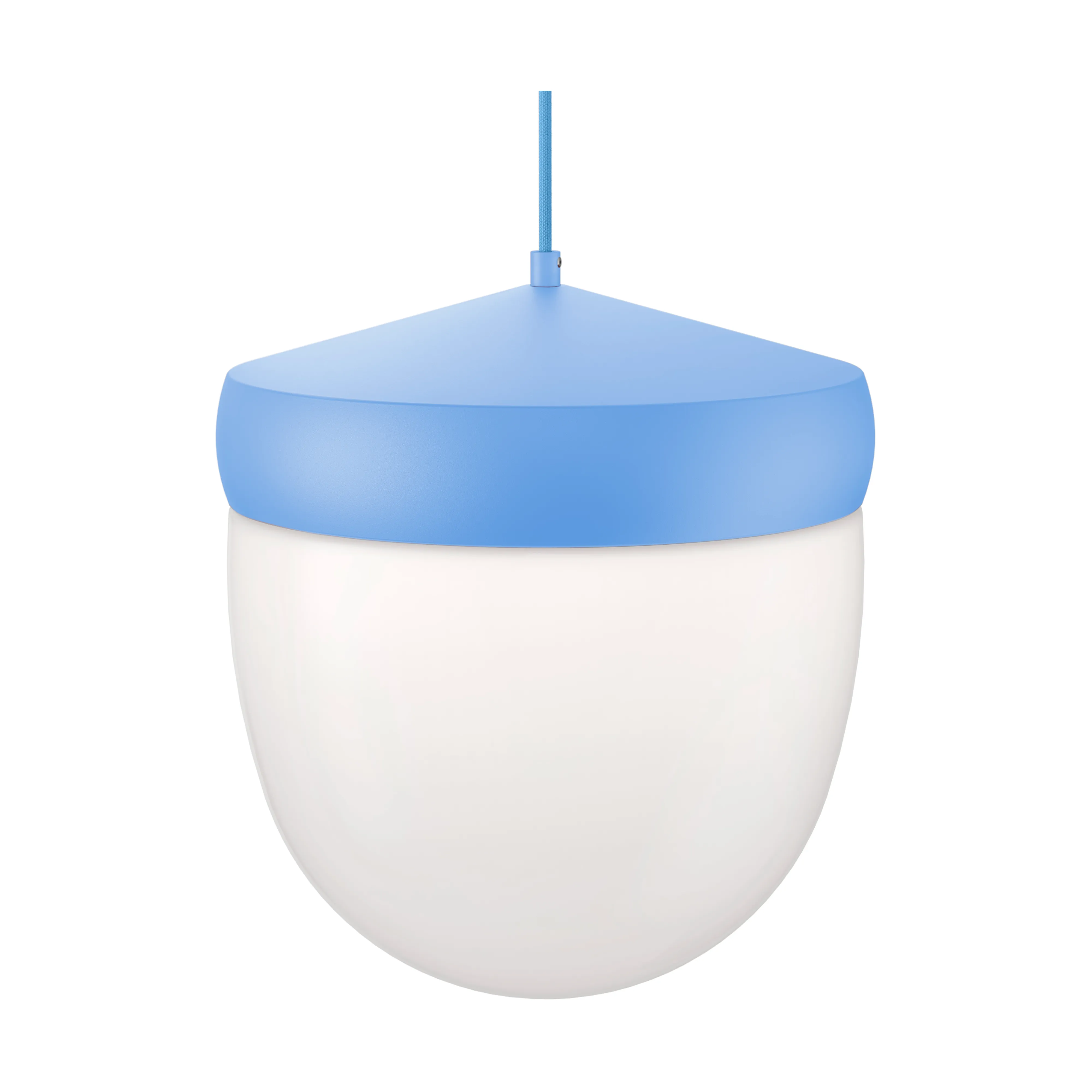 Lampada a sospensione Pan in vetro smerigliato 30 cm.jn{font-size:18px}Blu-blu