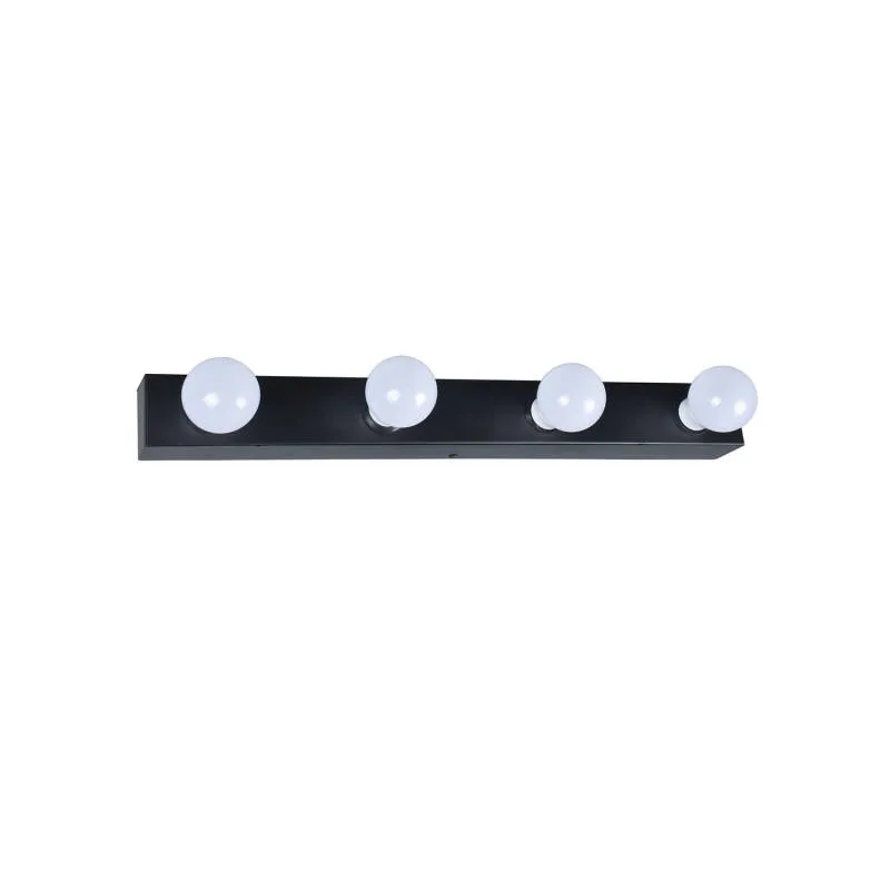Lampada da Parete Bagno Metallo 4 Faretti Aizkra