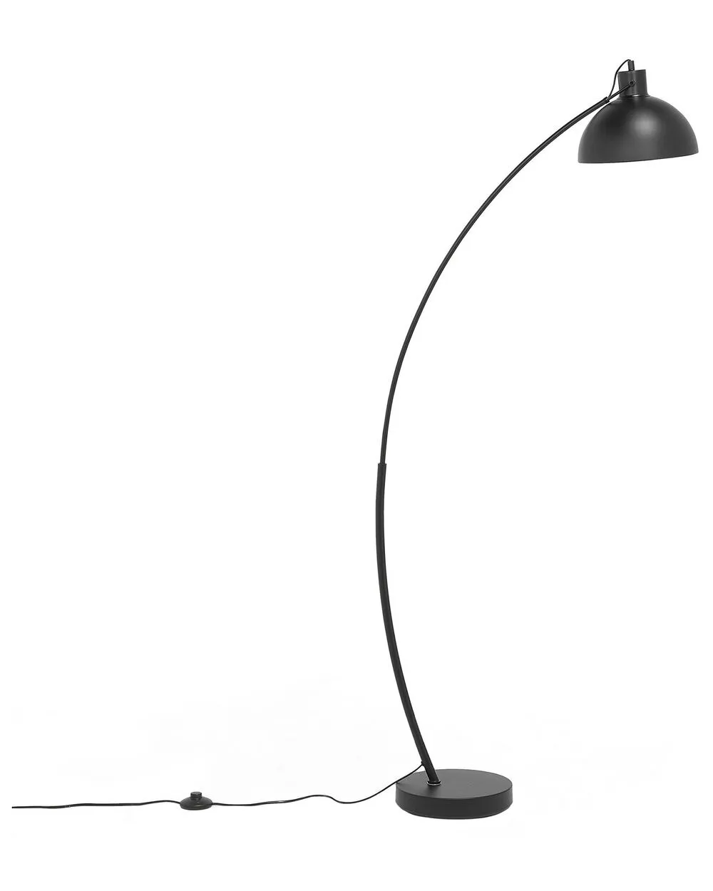 Lampada da pavimento DINTEL Metallo Nero
