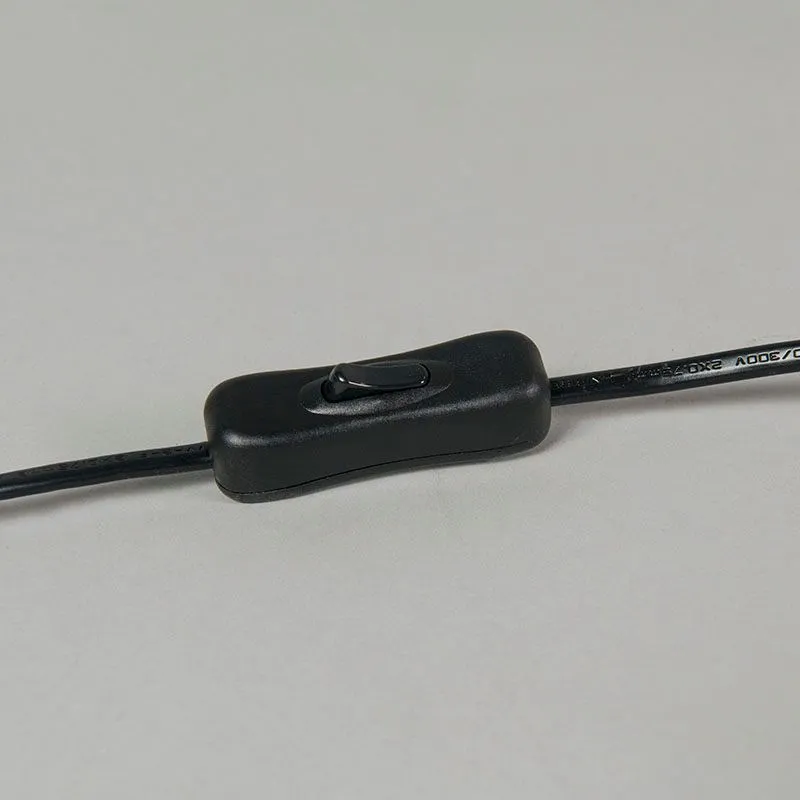 Lampada da tavolo in ottone con paralume nero 20 cm - Kaso