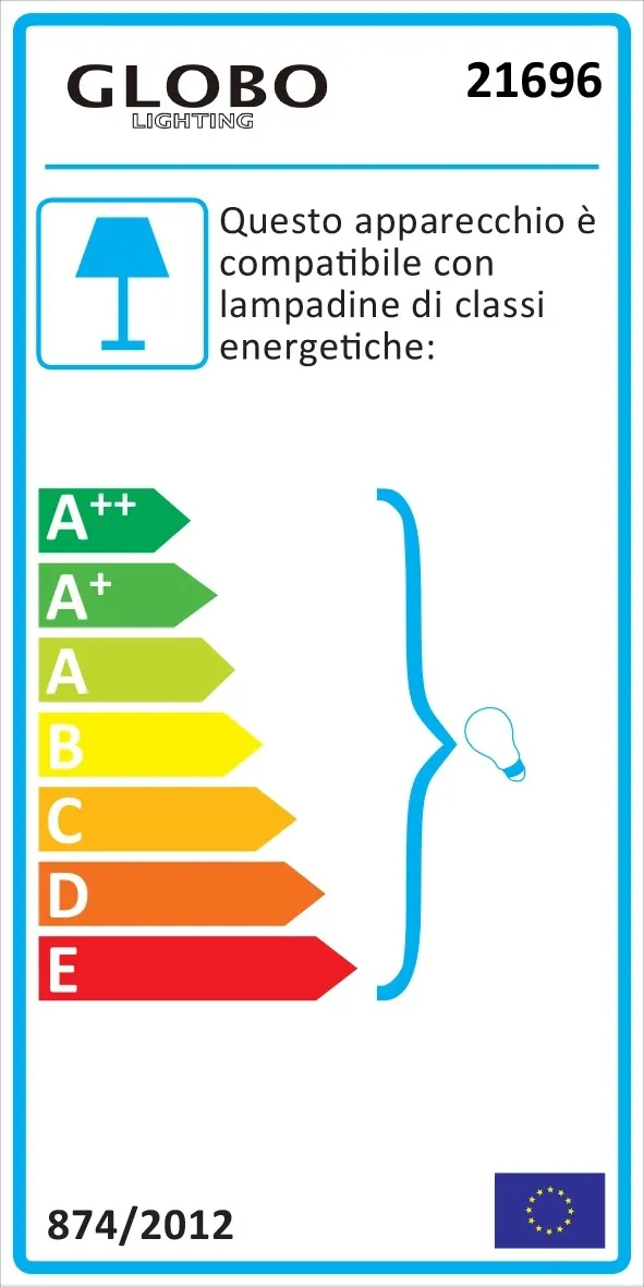 Lampada da tavolo in plastica Idea turchese
