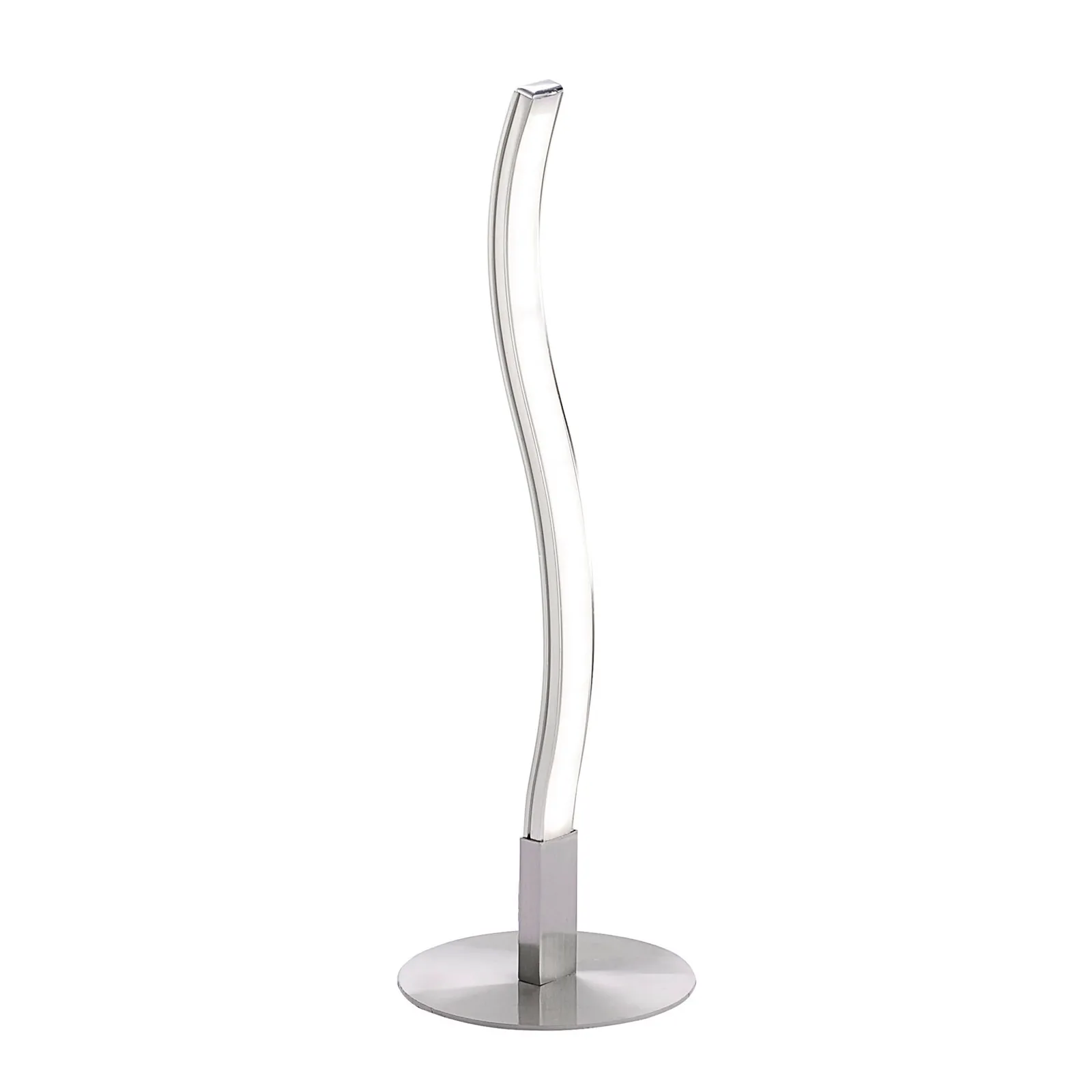 Lampada LED da tavolo Wave 3.000K 30cm acciaio