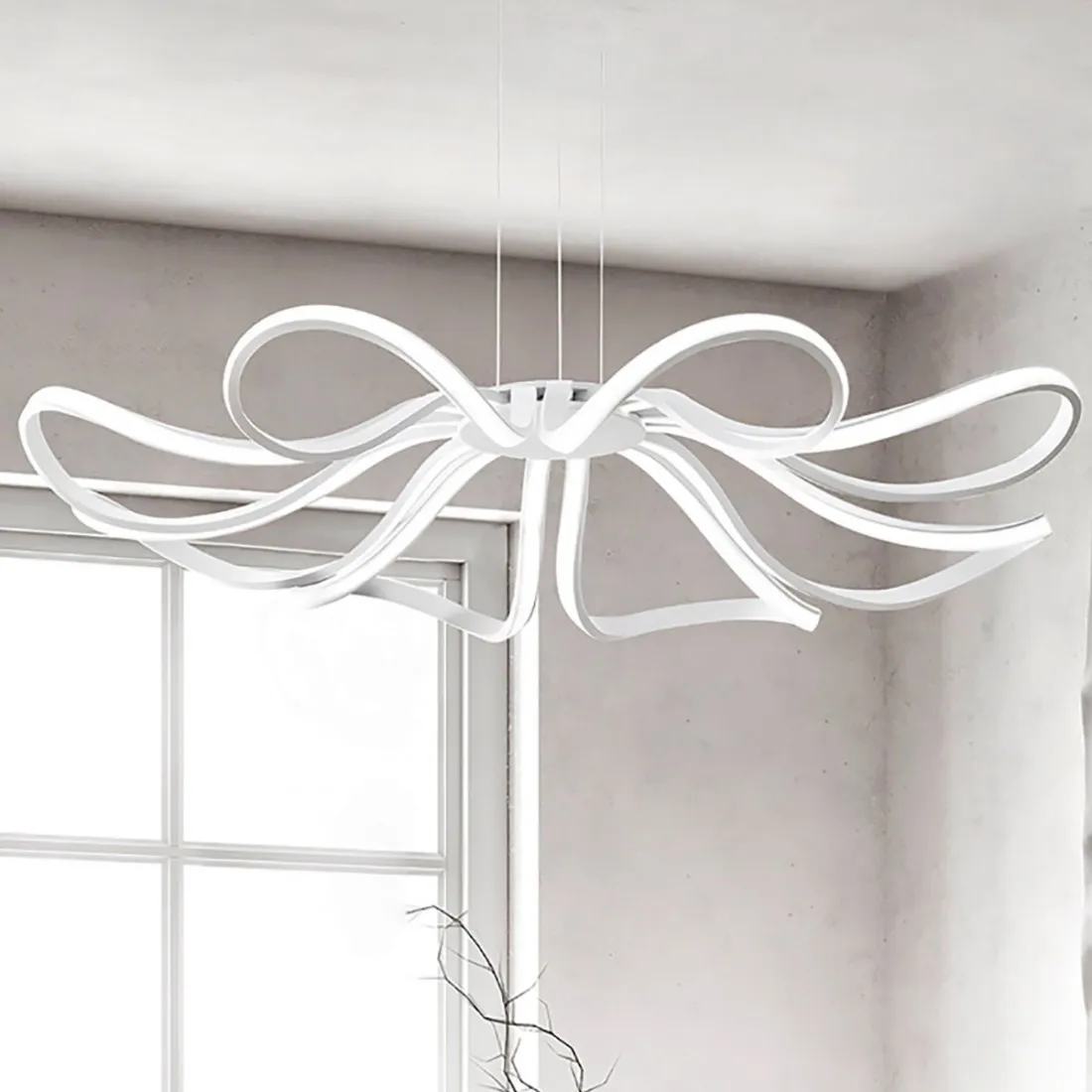 Lampadario moderno alluminio Perenz BLOSSOM 6608 B LC LED sospensione