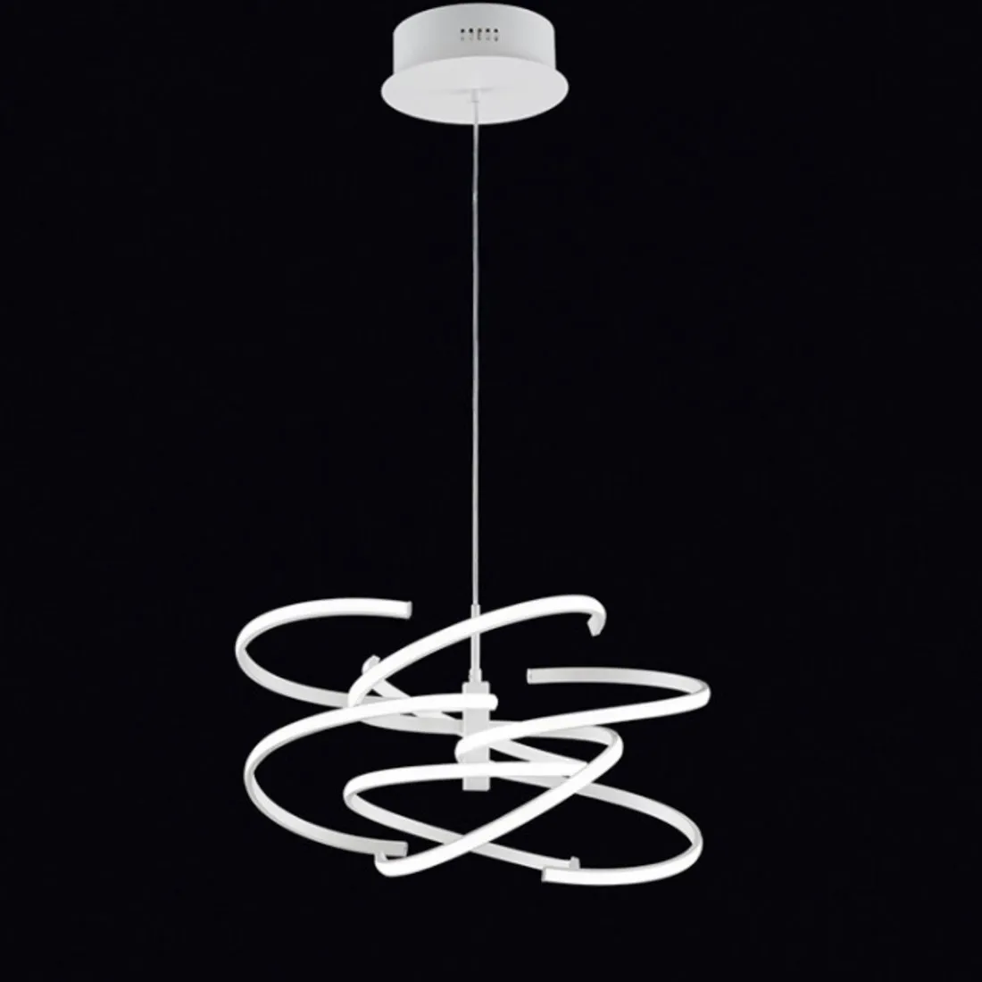 Lampadario moderno Perenz NEST 6397 B LC LED sospensione bianco