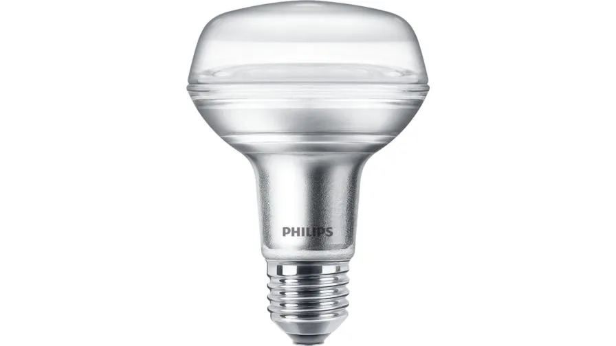 Lampade LED Philips con base E27, 4 W, col. Bianco caldo