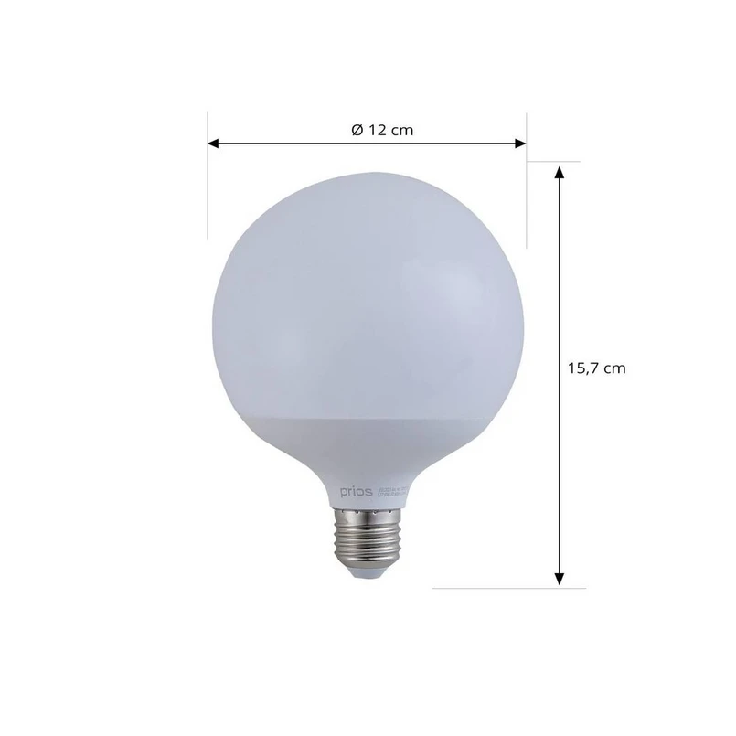 Lampadina 9W G125 Tuya WLAN RGB CCT E27 Matt - Luumr | Acquista online