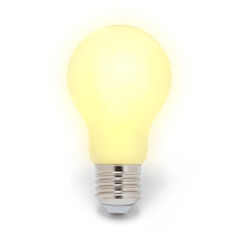 Lampadina LED a filamento Opal, Goccia A60, 8W/1055lm, base E27, 3000K