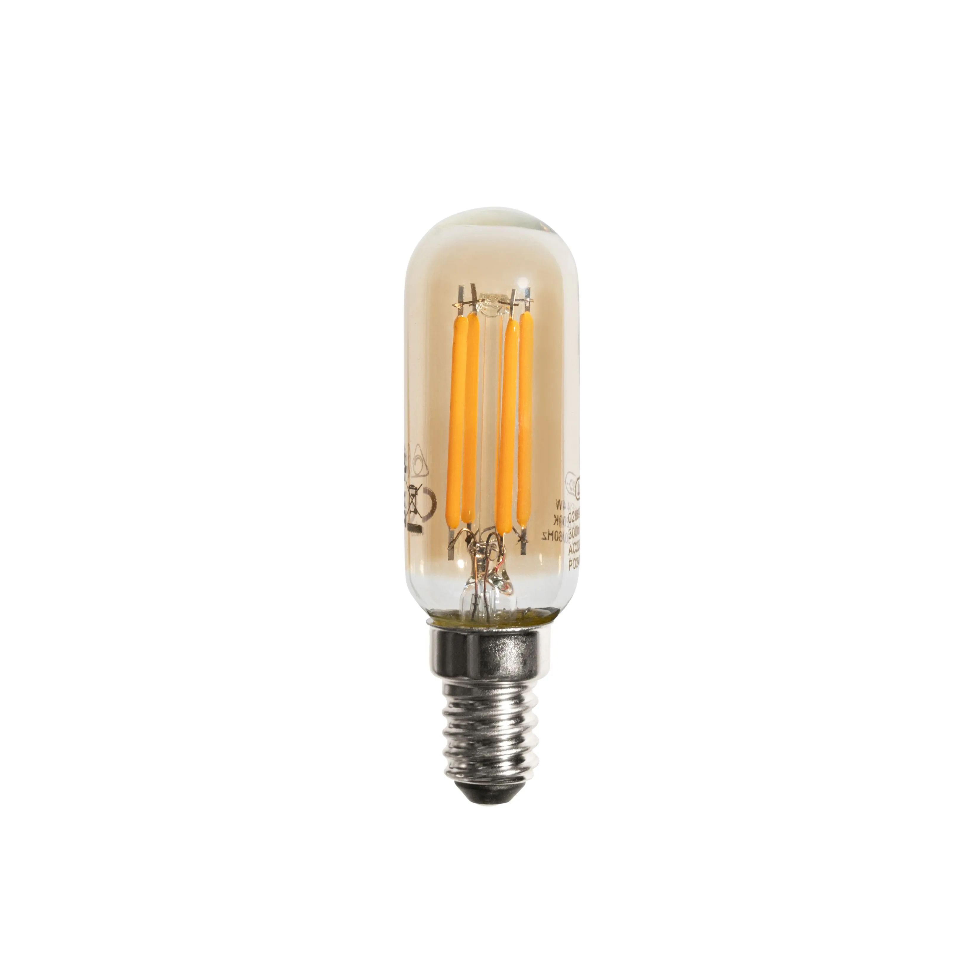 Lampadina LED dimmerabile E14 oro T25 4W 250lm 2200K