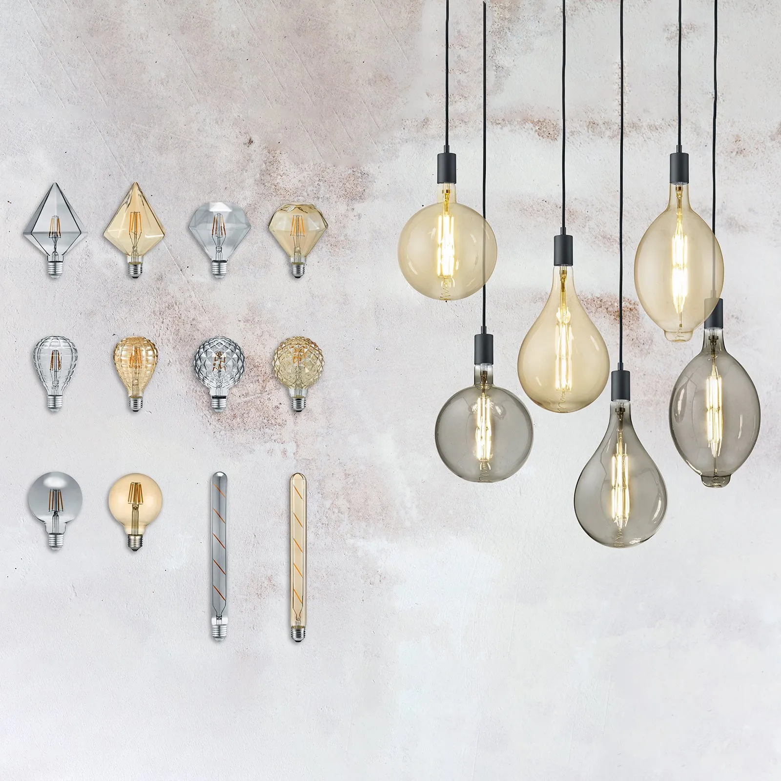 Lampadina LED globe E27 6W 2.700K ambra
