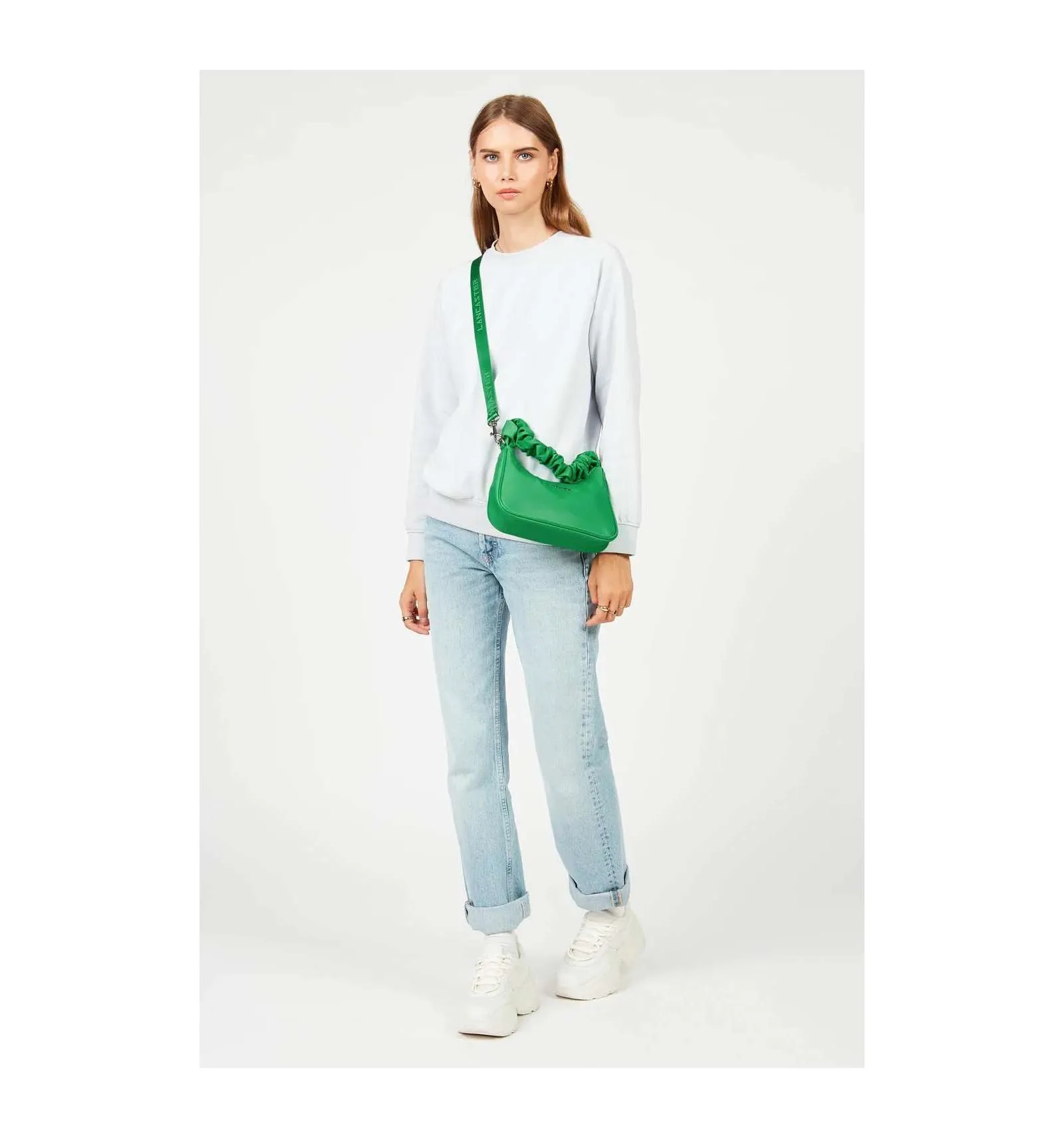 LANCASTER donna borsa baguette verde BASIC CHOUCHOU 510-68-VERT