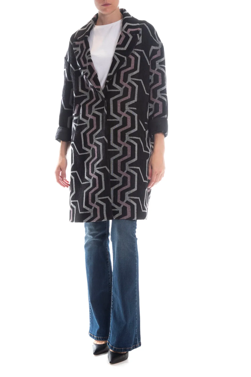 L’ARMADIO DI LUL - CAPPOTTO OVER JACQUARD