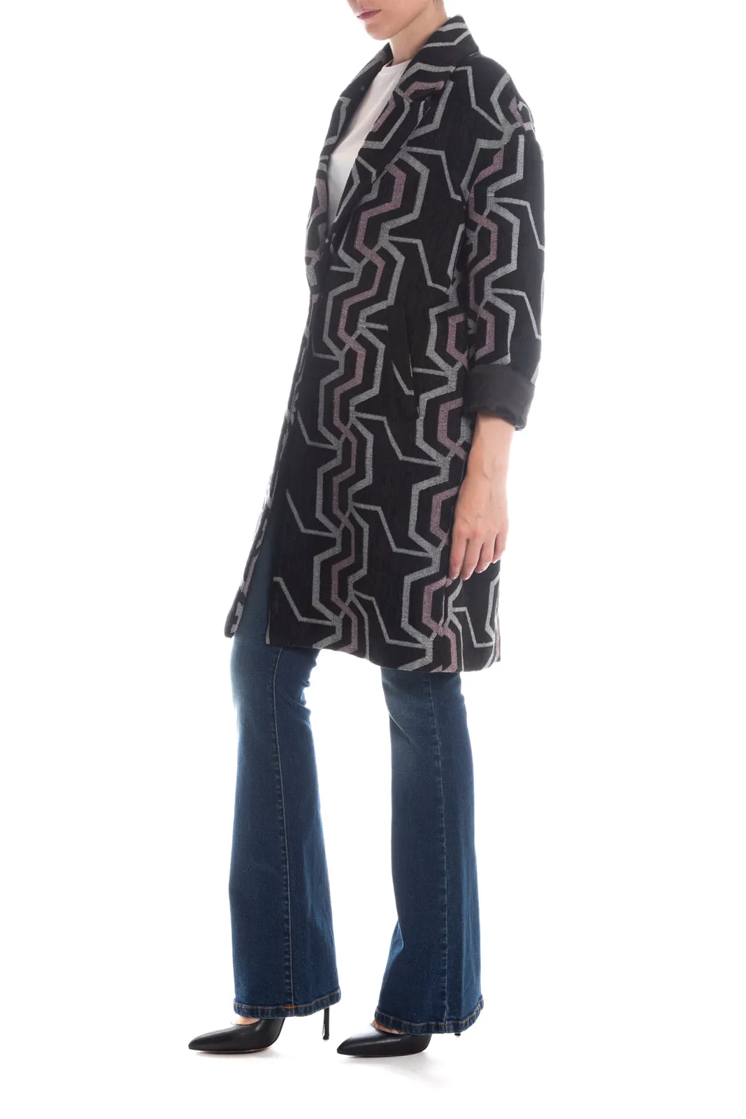 L’ARMADIO DI LUL - CAPPOTTO OVER JACQUARD